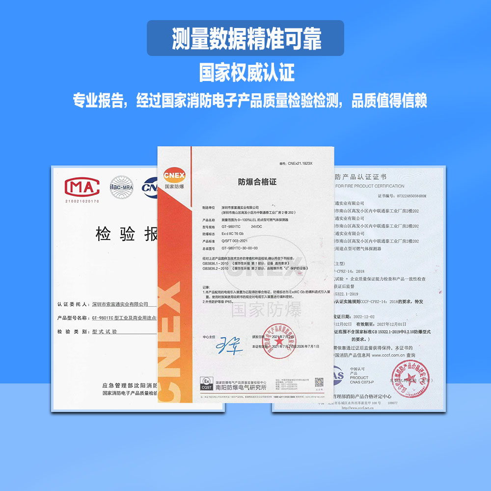 GT-9801TB/SST-9801B煤油氣體報警器(圖3)